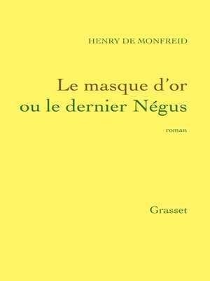 cover image of Le masque d'or